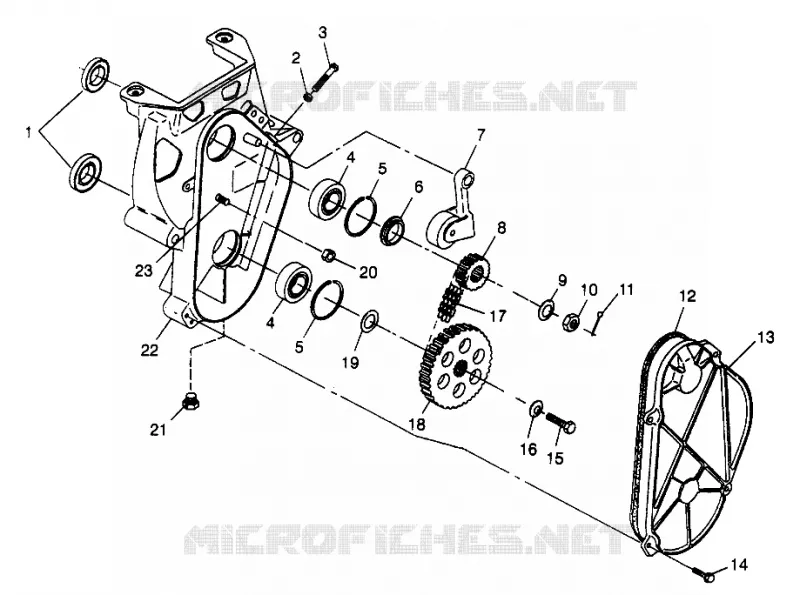 CARTER DE CHAINEE 500 EFI 0973774 (4938423842B007)
