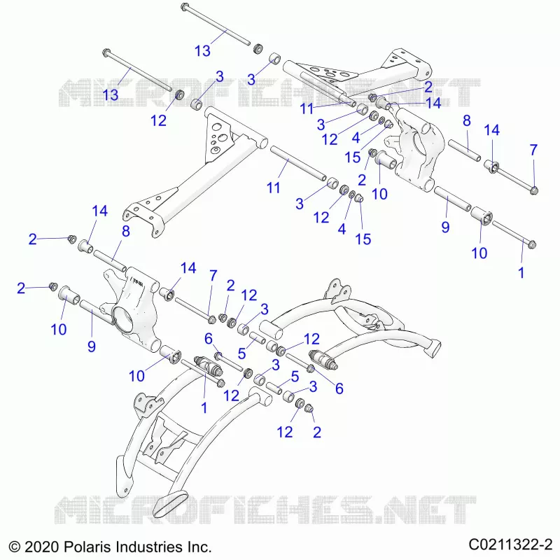 SUSPENSION ARRIERE CONTROL ARM MOUNTING