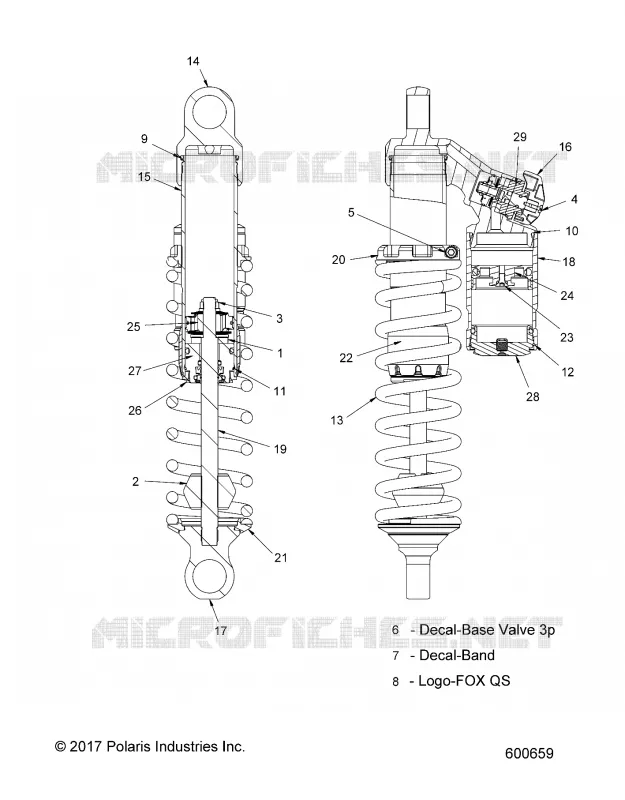 SUSPENSION, AMORTISSEUR ARRIERE (LE)