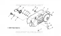 CARTERS MOTEUR COVER, LH