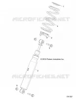 SUSPENSION, AMORTISSEUR AVANT MOUNTING