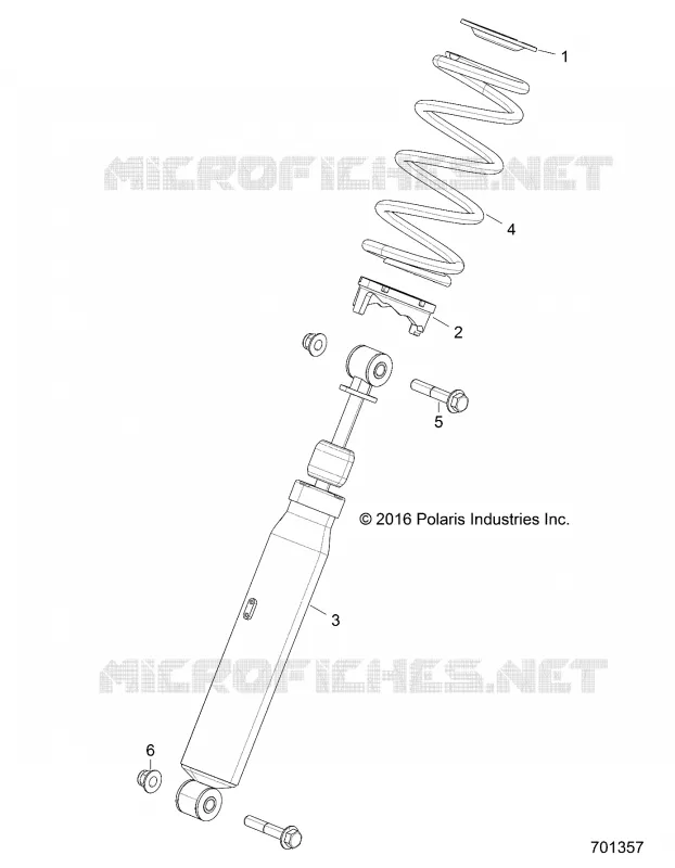 SUSPENSION, AMORTISSEUR AVANT MOUNTING