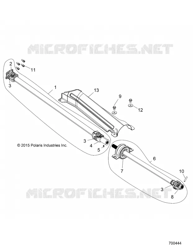 DRIVE TRAIN, ARBRE DE TRANSMISSION AVANT