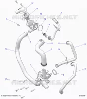 MOTEUR, WATERPUMP AND BYPASS