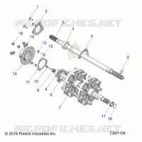 DRIVE TRAIN, JACKSHAFT AND ARBRE DE TRANSMISSION