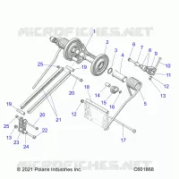 SUSPENSION, BRAS DE SUSPENSION ARRIERE