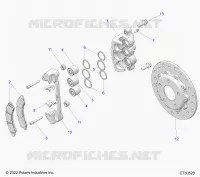 BRAKES, ETRIER DE FREIN AVANT