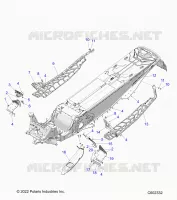 CHASSIS, PROTECTION D'EMBRAYAGE, FOOTRESTS, AND RUNNINGBOARDS