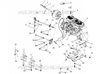 SUPPORT MOTEUR 600 XCR 0951676 (4929132913C002)