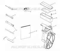 OUTILS 500 CARB 0962764, 500 CARB SKS 0962564, EUROPEAN 500 CARB SKS E962 (4931873187B009)
