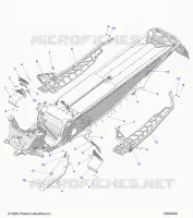 CHASSIS, PROTECTION D'EMBRAYAGE, FOOTRESTS, AND RUNNINGBOARDS