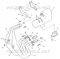 ECHAPPEMENT 600 XCR SP 0965677 and EUROPEAN 600 XCR SP E965677 (4932063206C005)