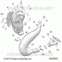 ENGINE, ECHAPPEMENT