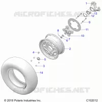 ROUES, FRONT AND HUB