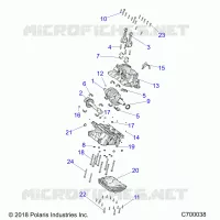 CARTERS MOTEUR AND CRANKSHAFT