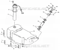 CARBURANT TANK SL 650 B954058 (4930483048A009)