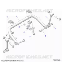 SUSPENSION, FRONT BARRE STABILISATRICE- G21GXH99AL/BL (C700815-1)