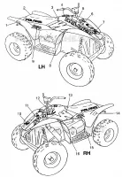 EMBLEMES Sport 400L W97BA38C and Trail Blazer W97BA25C (4940124012A012)