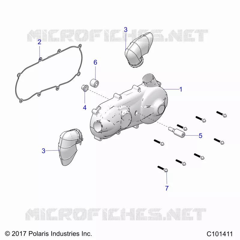 SYSTÃˆME DE TRANSMISSION, CLUTCH COVER AND DUCTING