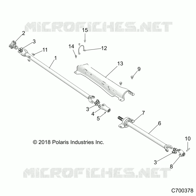 DRIVE TRAIN, ARBRE DE TRANSMISSION AVANT