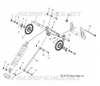 SUSPENSION, BRAS DE SUSPENSION ARRIERE (155 INCH)