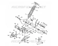 BRAS OSCILLANT ET AMORTISSEUR ARRIERE 2X4 350L W937539 (4924032403019A)