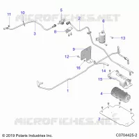 SYSTÃˆME D'ALIMENTATION, FUEL TANK EVAP, CANISTER AND LINES