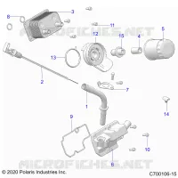 ENGINE, JAUGE ET FILTRE A HUILE