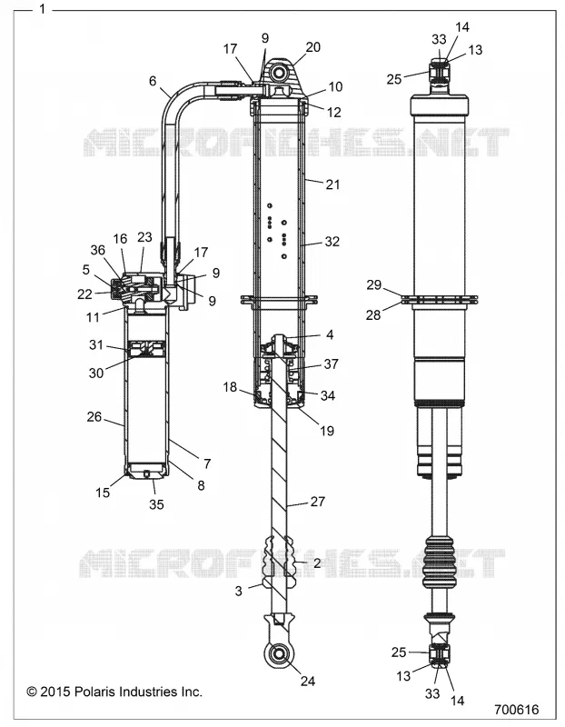 SUSPENSION ARRIERE SHOCK