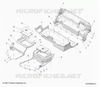 PLANCHER, REAR CLOSEOFFS