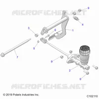 BRAKES, PEDAL AND MAITRE CYLINDRE MOUNTING