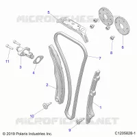 CHAINE DE DISTRIBUTION AND TENSIONER