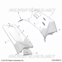 CARROSSERIE ARRIERE CAB AND HEAT SHIELDS