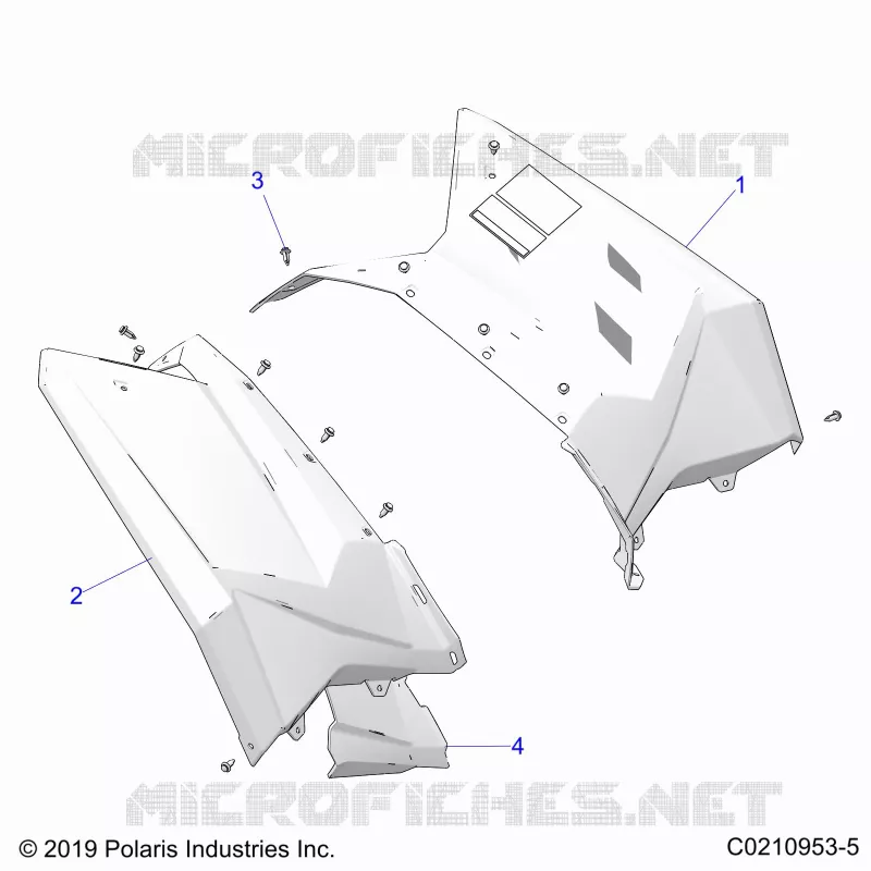 CARROSSERIE ARRIERE CAB AND HEAT SHIELDS
