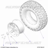 ROUES, FRONT/REAR
