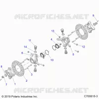 SUSPENSION AVANT HUB