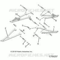 SUSPENSION AVANT CONTROL ARMS
