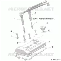 ENGINE, COUVERCLE SOUPAPE