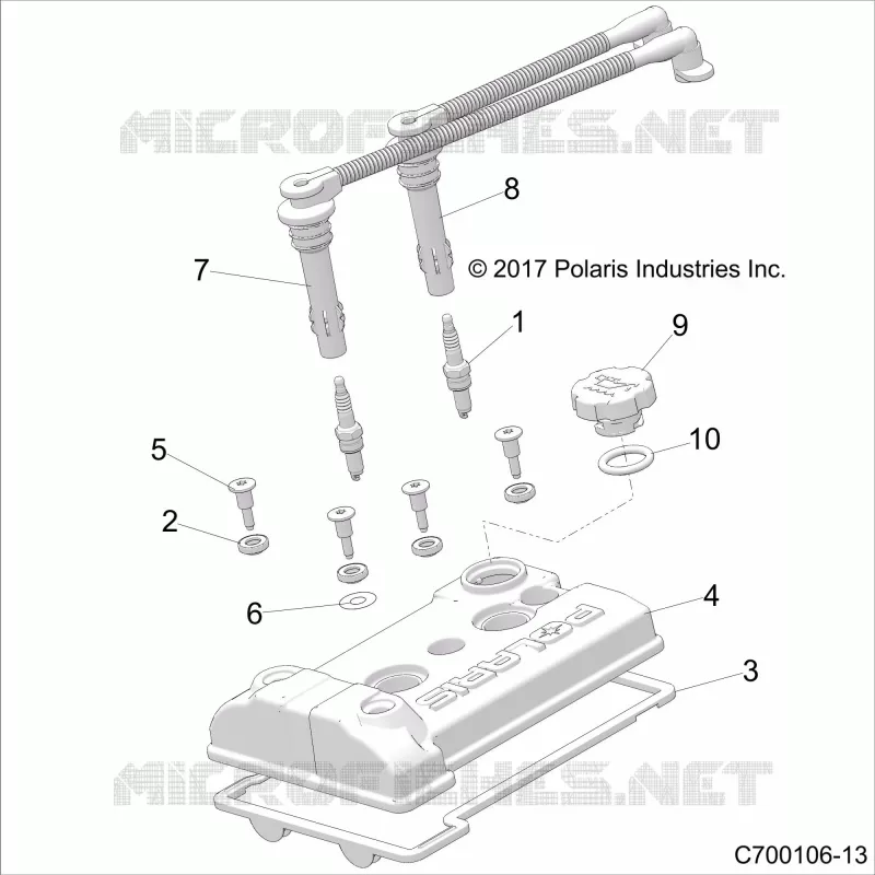 ENGINE, COUVERCLE SOUPAPE