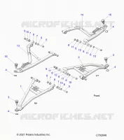 SUSPENSION AVANT CONTROL ARMS