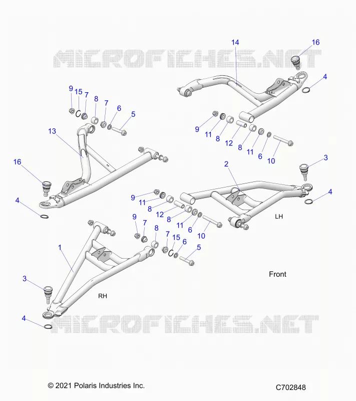 SUSPENSION AVANT CONTROL ARMS