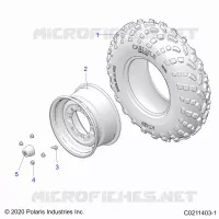 ROUES, FRONT TIRE
