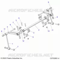 SUSPENSION, FRONT BARRE STABILISATRICE