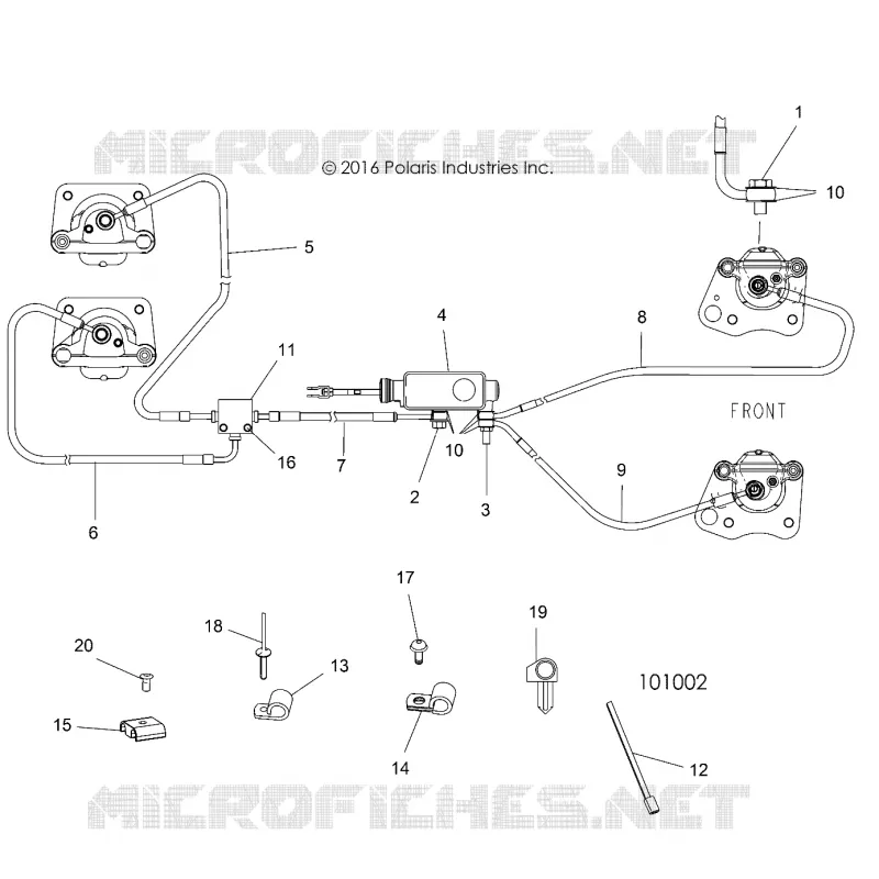 BRAKES, BRAKE LINES AND MAITRE CYLINDRE