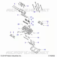 ENGINE, CULASSE, CAM AND VALVES