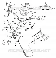 DIRECTION GUIDON SL 900 B974091 and SL 1050 B974090 (4940974097A013)