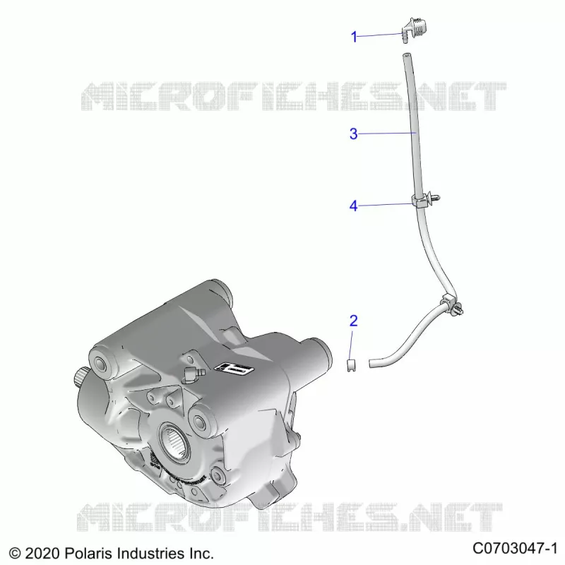 SYSTÃˆME DE TRANSMISSION, GEARCASE, FRONT, VENTING