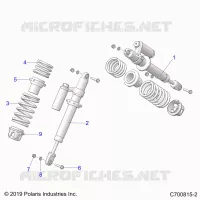 SUSPENSION, AMORTISSEUR AVANT MOUNTING
