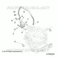 DRIVE TRAIN, MAIN SUPPORT PONT