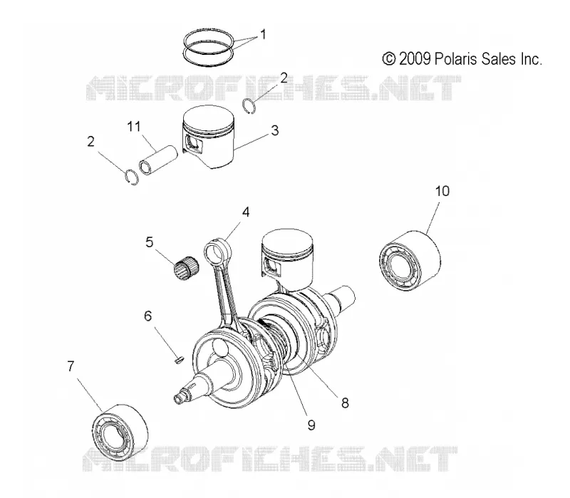 PISTON ET VILEBREQUIN